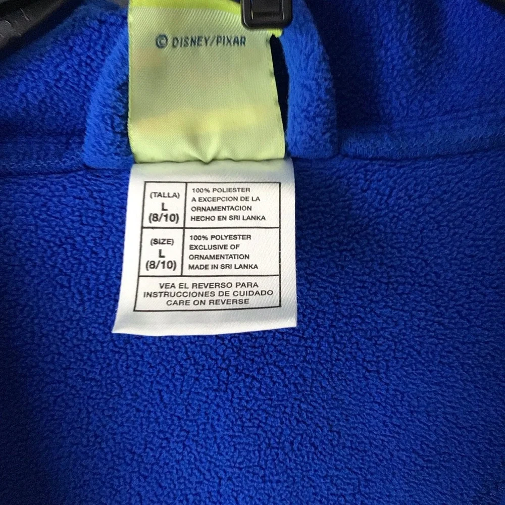 Disney Pixar Blue Fleece Buzz Lightyear Toy Story Belted Pocket Robe Large